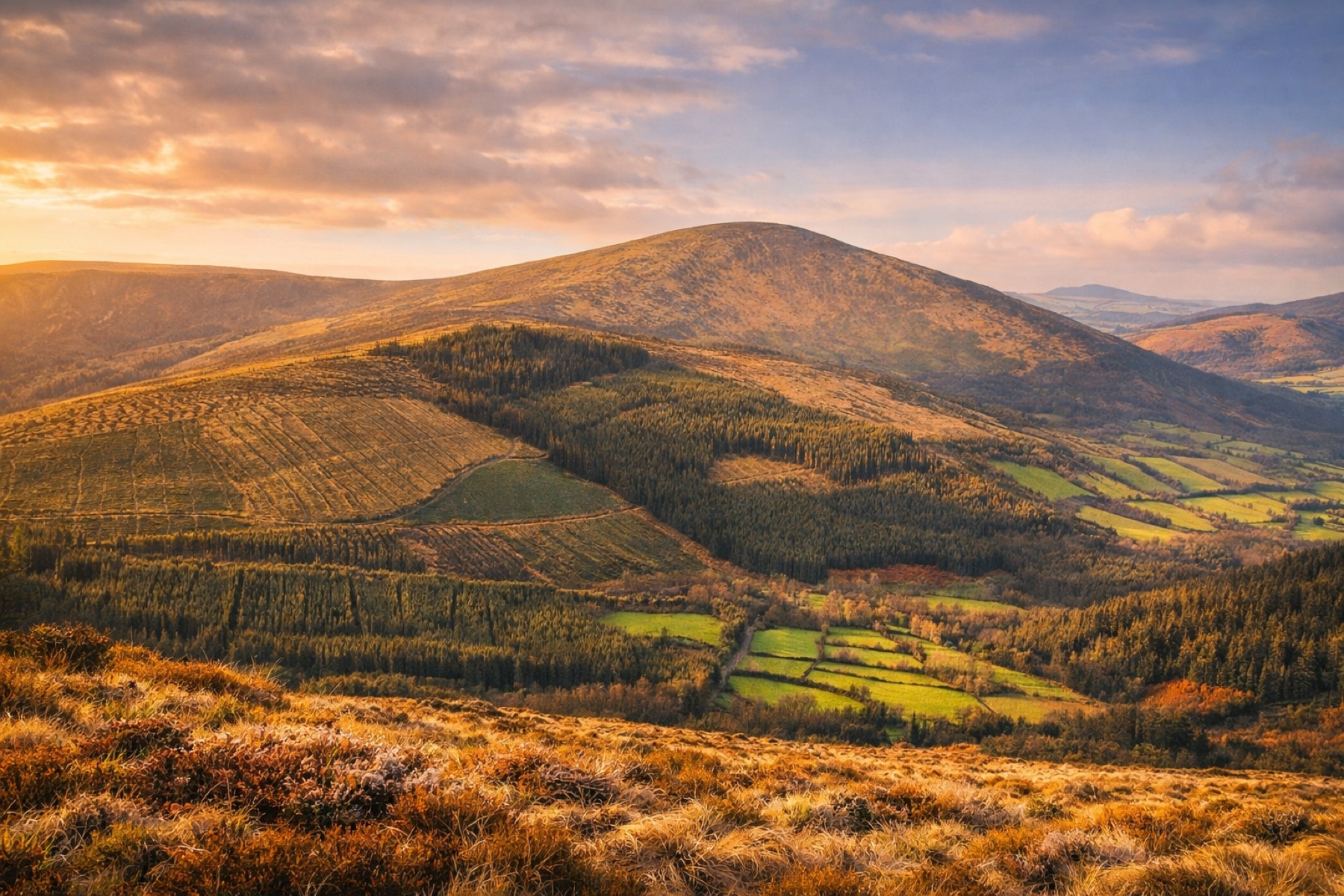 Irish Safaris guide on Wicklow ground
