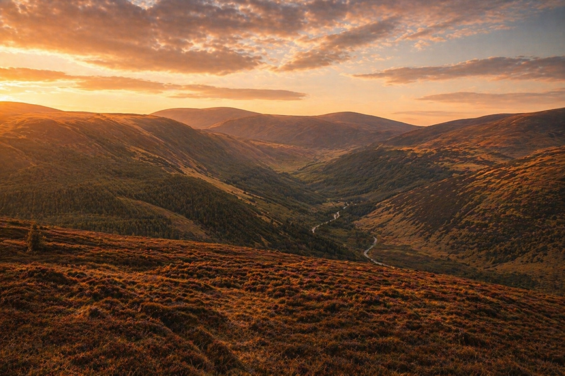 Wicklow stalking landscape