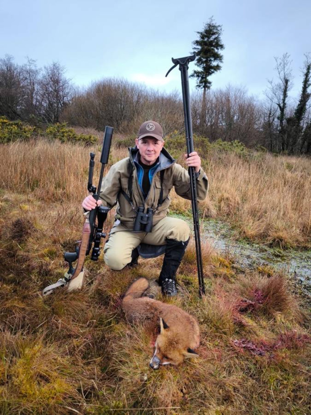 Jan in the hunting grounds in Wicklow